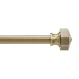 Argos Home extendable brass octagon curtain pole 165-300cm, imported from the UK