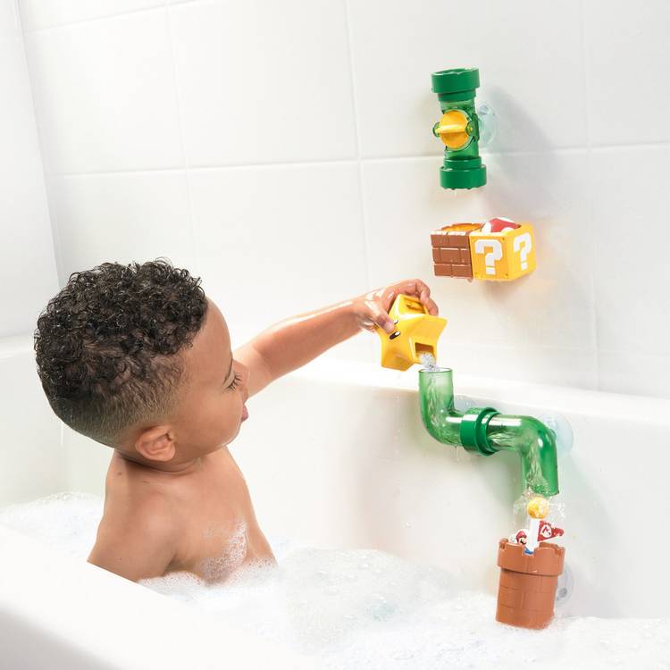 Super Mario baby pipes playset bath toy (British brand)