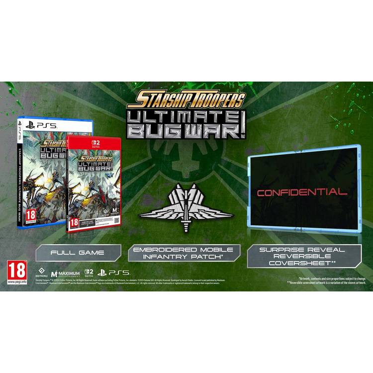 Starship Troopers Bug War video game for Nintendo Switch 2 - British product