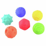 Argos Chad Valley Rainbow Textured Balls Baby Sensory Toy Set of 6- Buy online at McGrocer