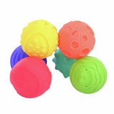 Chad Valley textured baby balls set of 6, imported from the UK
