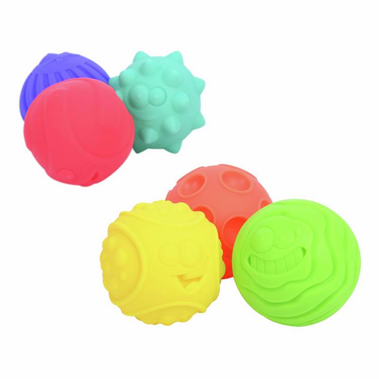 Chad Valley textured baby balls set of 6, imported from the UK