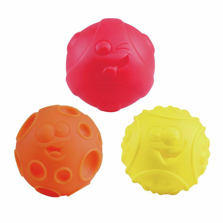 Chad Valley textured baby balls set of 6, imported from the UK