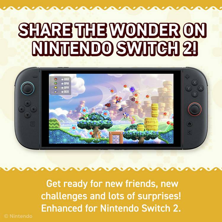 Nintendo Super Mario Bros. Wonder game for Nintendo Switch 2, UK version