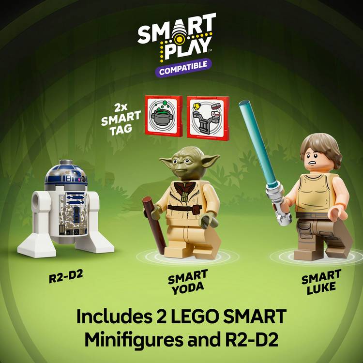 LEGO Star Wars Yoda's Hut set with SMART minifigures - British product