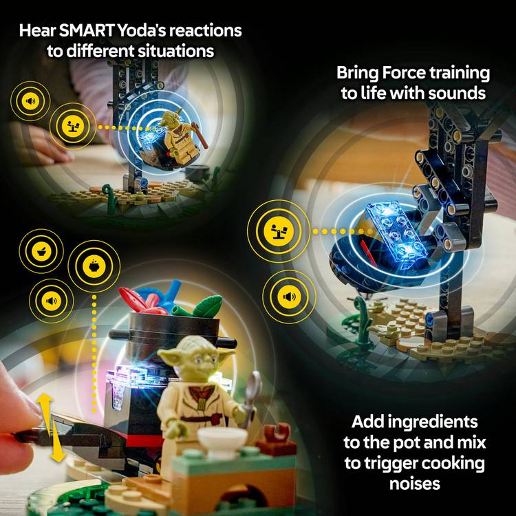 LEGO Star Wars Yoda's Hut set with SMART minifigures - British product