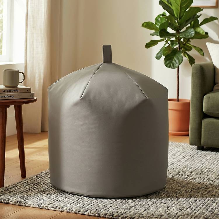 Kaikoo adult beanbag chair in cement, UK version