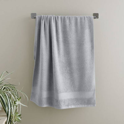 Argos Catherine Lansfield Anti Bacterial Bath Sheet - Silver 140 x 90cm- Buy online at McGrocer