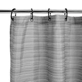 Argos Home shower curtain charcoal stripe antibacterial 180x180cm - British product