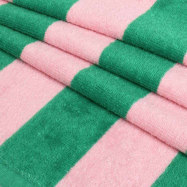 Habitat stripe beach towel pink and green, UK version