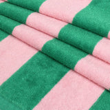 Habitat stripe beach towel pink and green, UK version