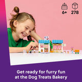 LEGO Friends dog treats bakery set 278 pieces mini dolls dogs - British product