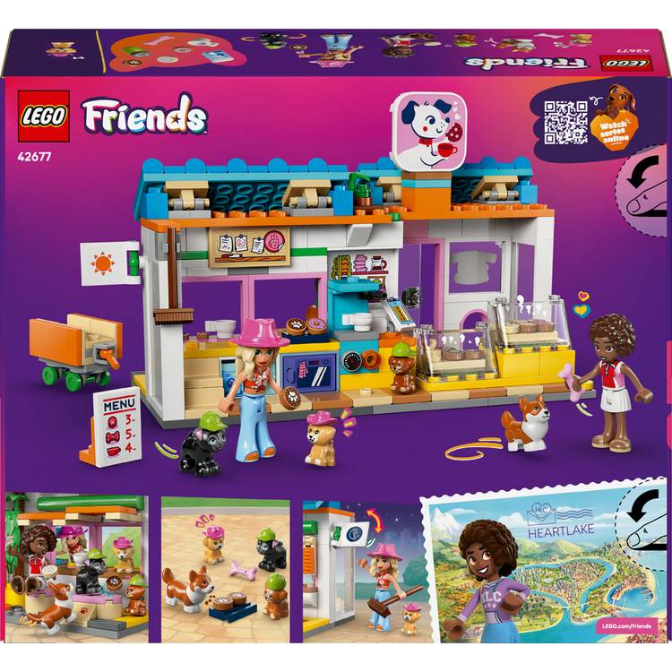LEGO Friends dog treats bakery set 278 pieces mini dolls dogs - British product