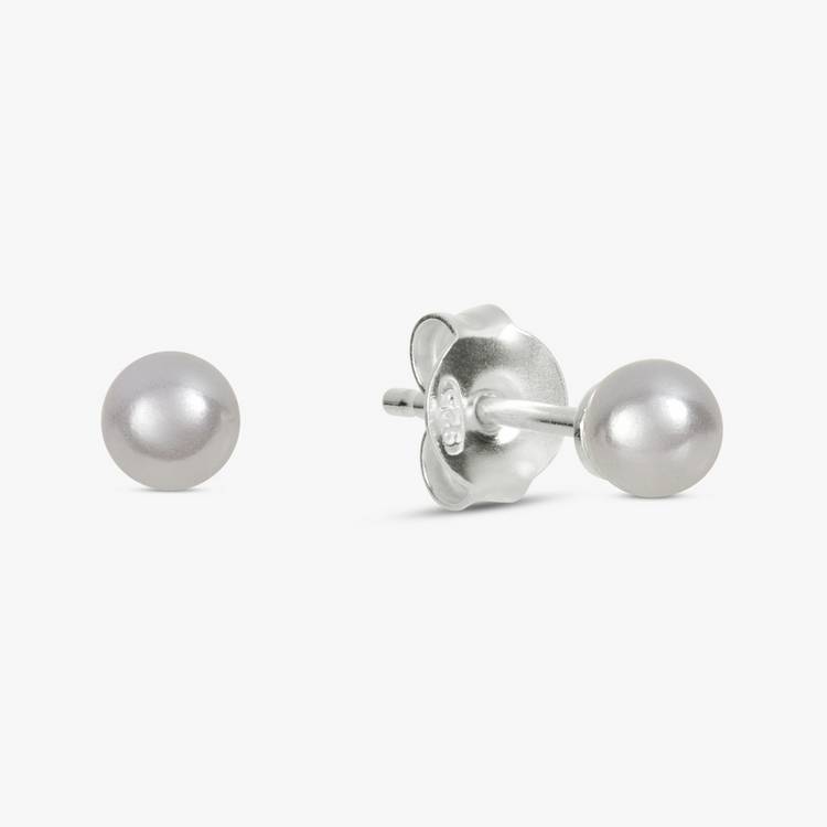 Revere faux pearl stud earrings 5mm, imported from the UK