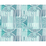 Origin Murals blue curved line texture wall mural, UK version