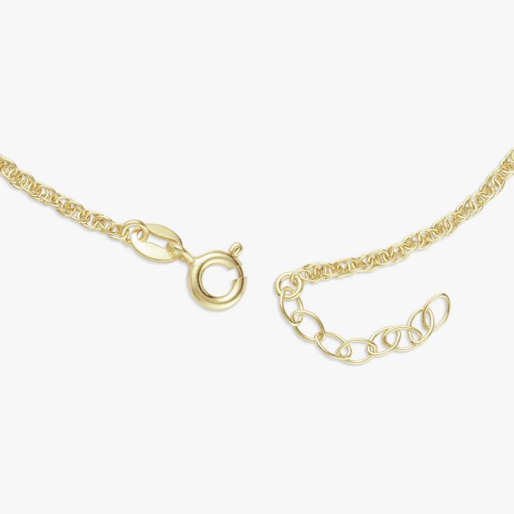 Revere gold plated faux pearl anklet 25.5cm (British brand)