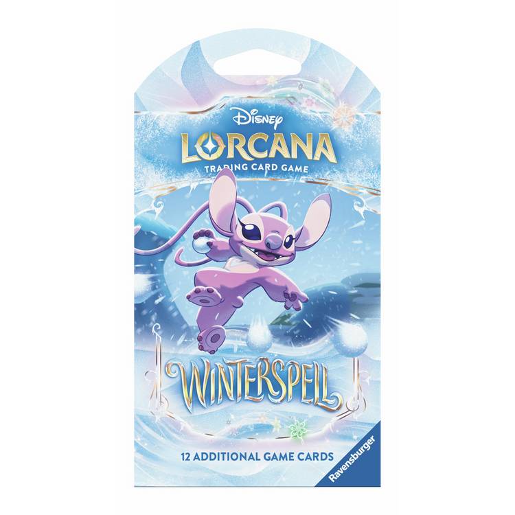 Disney Lorcana Winterspell trading cards pack of 3 booster packs, imported from the UK