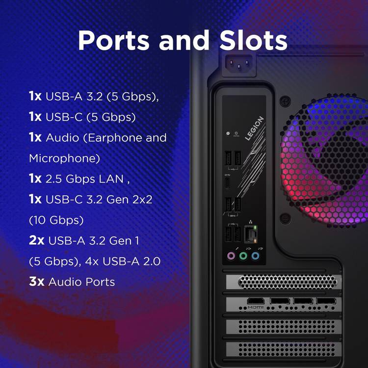 Lenovo Legion U7 gaming desktop PC, UK version