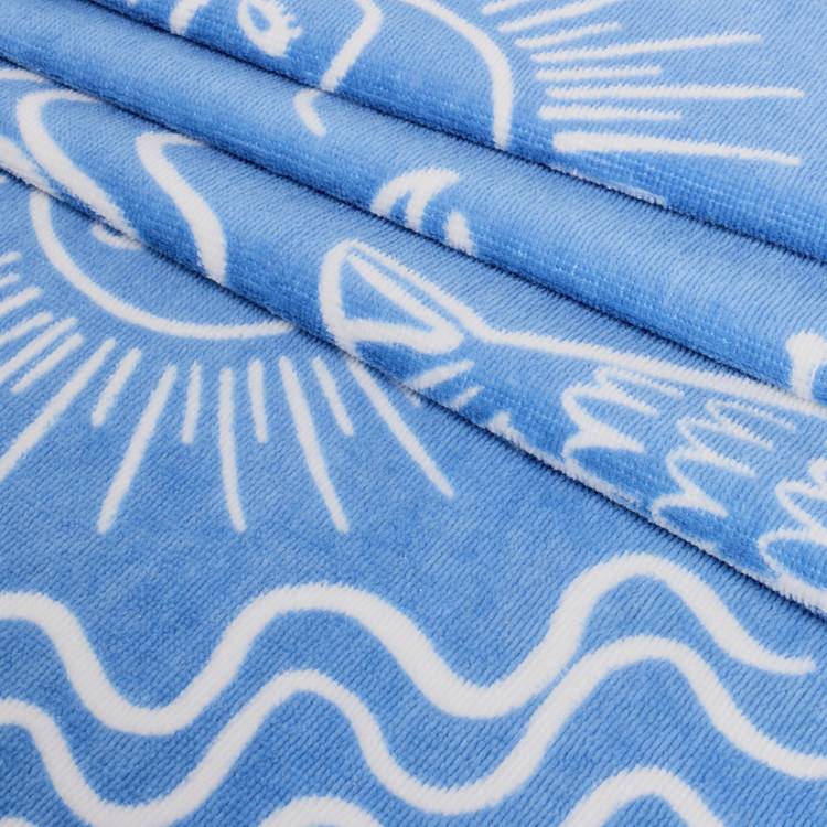 Argos Home sea shell blue beach towel XL - British product