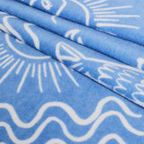 Argos Home sea shell blue beach towel XL - British product