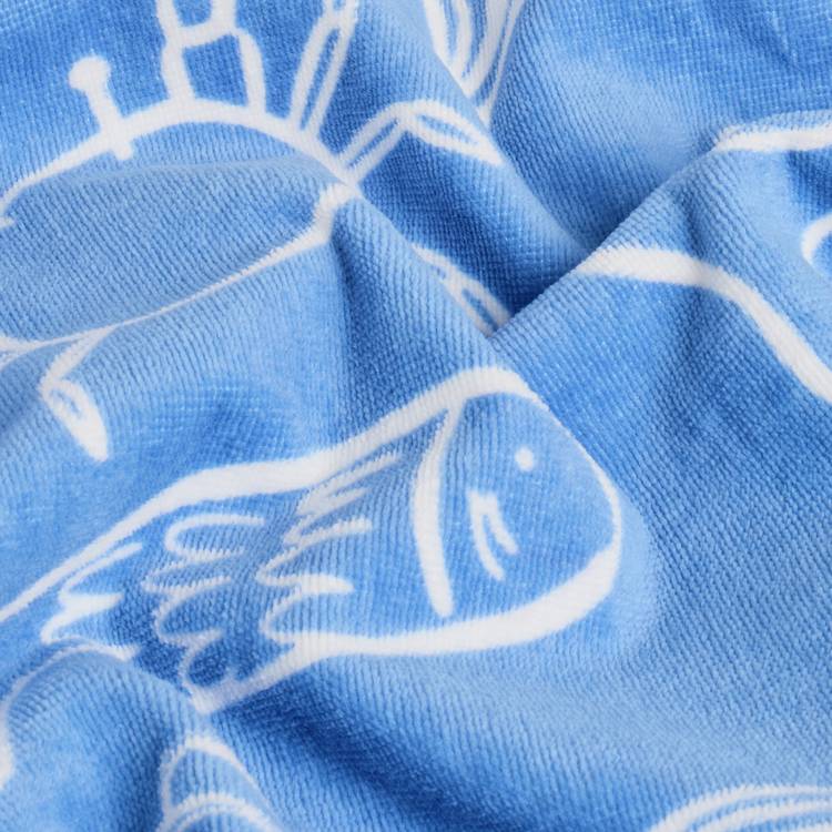 Argos Home sea shell blue beach towel XL - British product