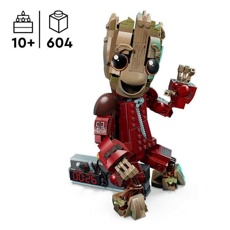 LEGO Marvel Ravager Jumpsuit Groot building toy 76341 (British brand)