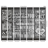 Origin Murals chalk quotes blackboard wall mural - British product