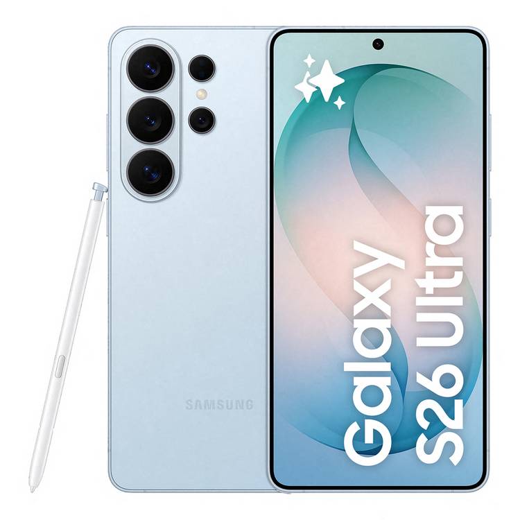 Samsung Galaxy S26 Ultra 5G 1TB Blue phone (British brand)
