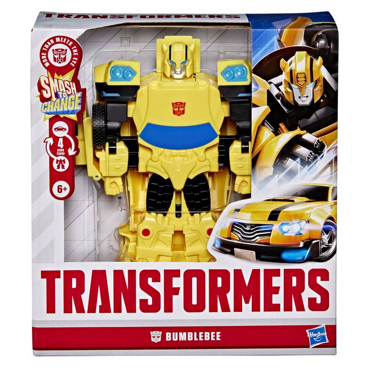 Transformers Bumblebee Smash Changers action figure 8-inch, imported from the UK