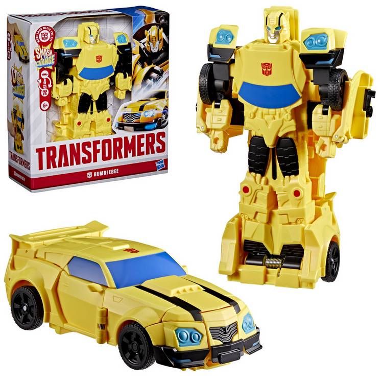 Transformers Bumblebee Smash Changers action figure 8-inch, imported from the UK
