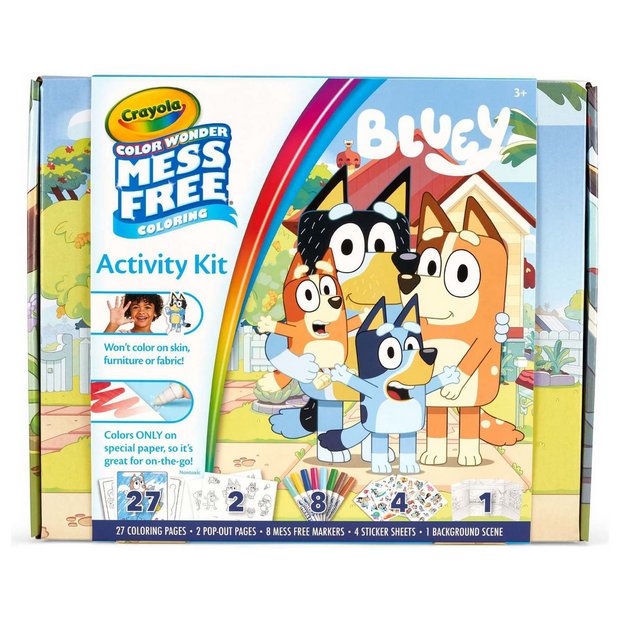 Crayola Bluey Colour Wonder Activity Set - British product