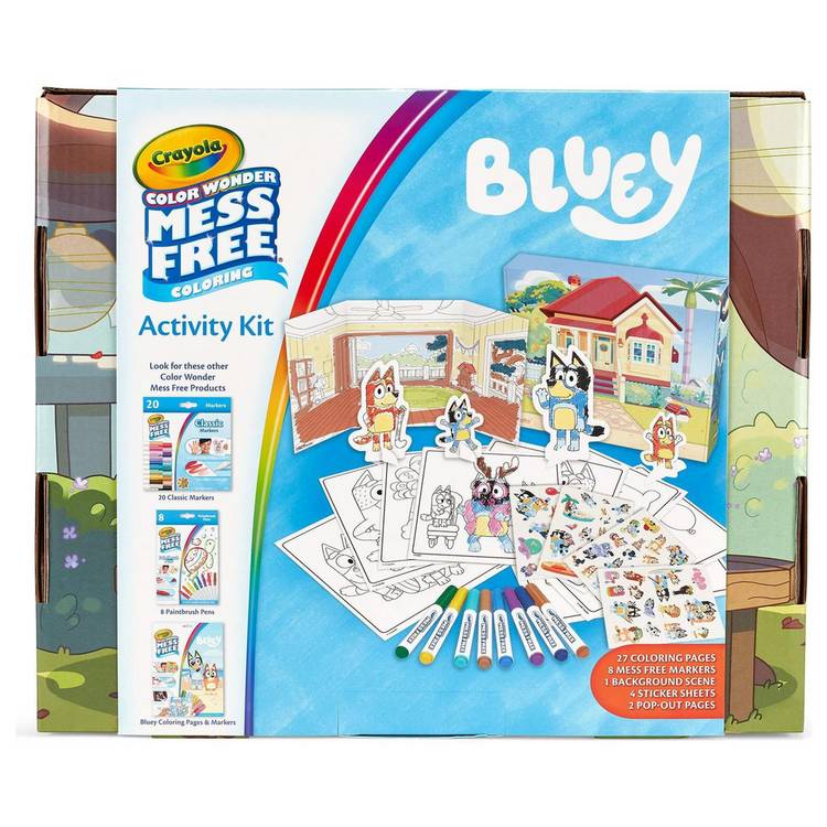 Crayola Bluey Colour Wonder Activity Set - British product