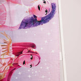 KPop Demon Hunters lilac beach towel 140x70cm, imported from the UK