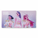 KPop Demon Hunters lilac beach towel 140x70cm, imported from the UK