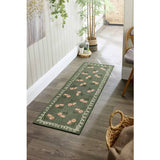 Argos My Mat Home in Bloom Green Runner 50x150cm- Buy online at McGrocer