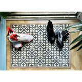 Argos My Mat Harlequin Tile Blue Short Pile Doormat 50x75cm- Buy online at McGrocer