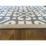 My Mat harlequin tile blue short pile doormat 50x75cm (British brand)