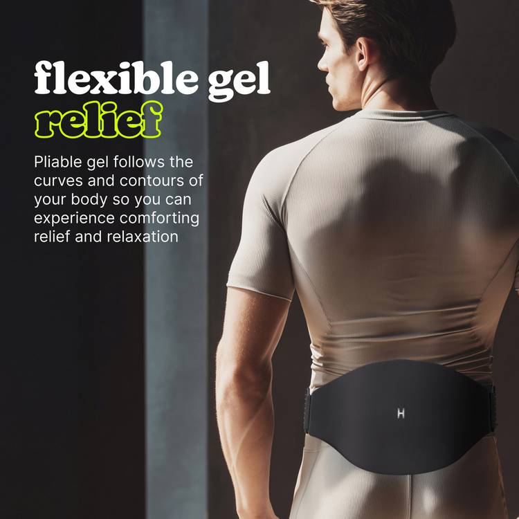 Homedics lower back gel compression support - British product