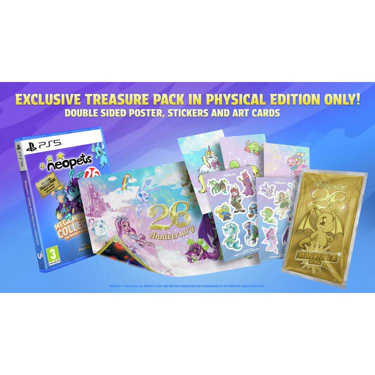 Neopets PS5 game Mega Mini Games Collection (British brand)