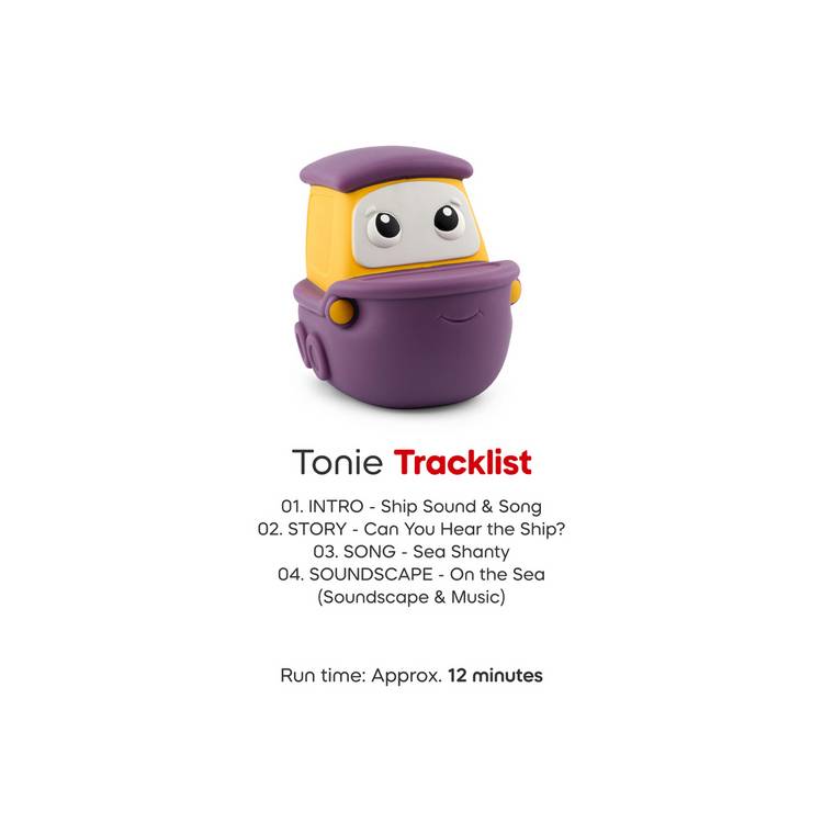 Tonies travel set with three audio characters - British product