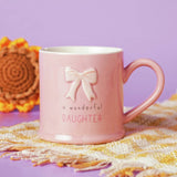 Argos Widdop Love Life Pink Ceramic Mug - A Wonderful Daughter 290ml- Buy online at McGrocer