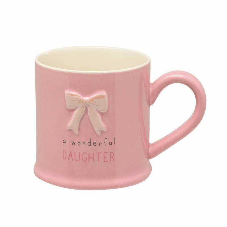 Widdop Love Life pink ceramic mug for daughter 290ml, UK version