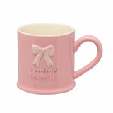 Widdop Love Life pink ceramic mug for daughter 290ml, UK version