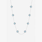 Argos Inicio Sterling Silver Sapphire Clover Necklace- Buy online at McGrocer