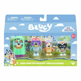 Bluey Grannies characters playset pack of 4, UK version