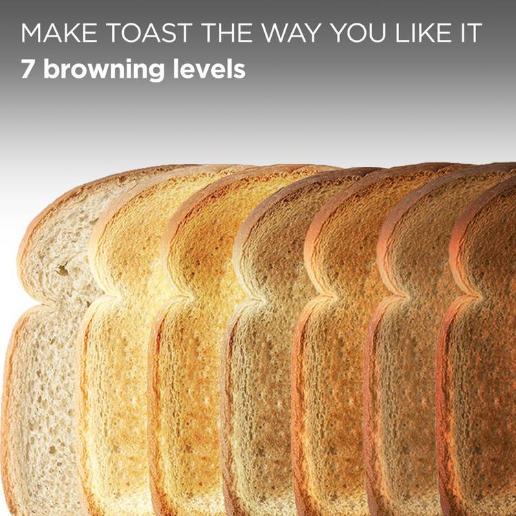 Kenwood Ripple black 2 slice toaster - British product