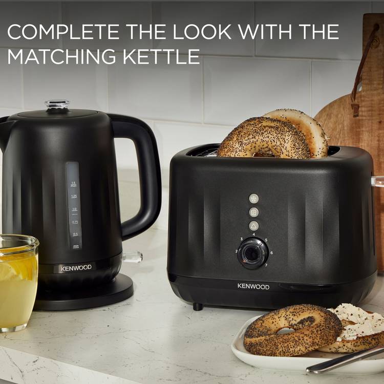 Kenwood Ripple black 2 slice toaster - British product