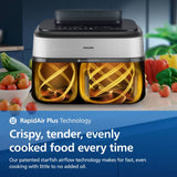 Philips 5000 Series dual basket steam air fryer, imported from the UK