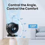 Dreo TurboPoly CF419 Black air circulator desk fan (British brand)