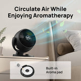 Dreo TurboPoly CF419 Black air circulator desk fan (British brand)